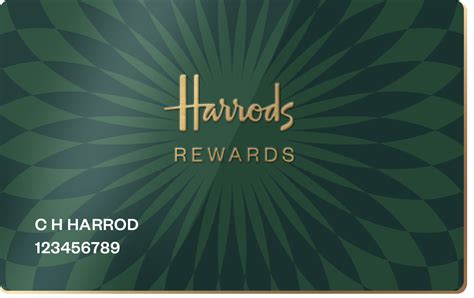 harrods digital rewards card number.